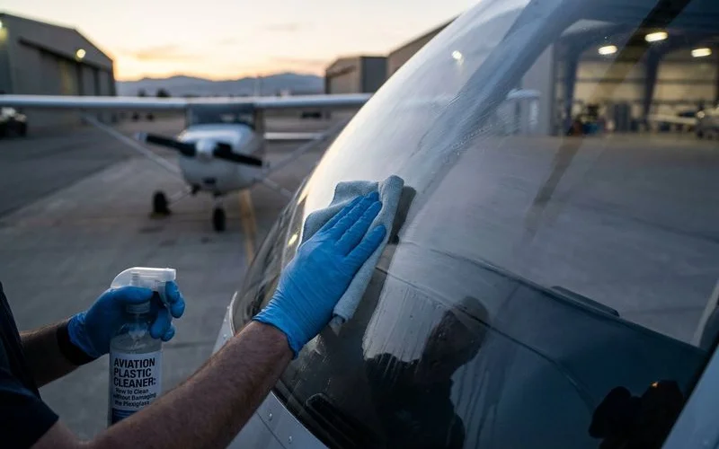 How to Clean an Aircraft Windshield Without Damaging the Plexiglass