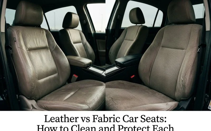 Leather vs Fabric Car Seats: How to Clean and Protect Each